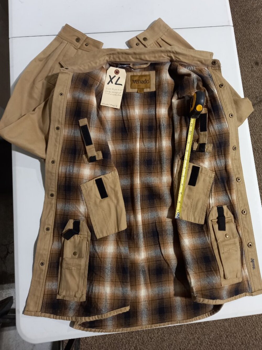 Bountyman Concealed Carry Shirt Jacket - Barnwood Tan | XL - Picture 5 of 11